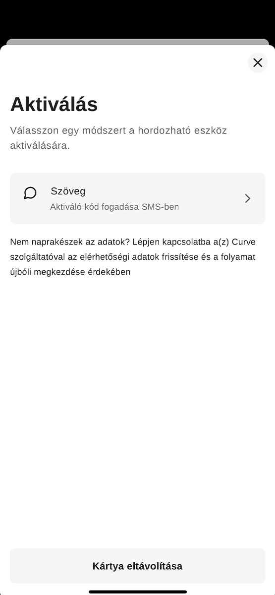 Carneo Pay prepojenie s kartou3 HU